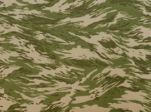 ナイロン撥水アクリルコーティング加工　カーキグリーン色迷彩【1.5m /2m/3m カット】