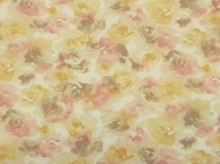 花柄　イエロー系　ハイテンションニット　(1.5m・2m・3mカット)
