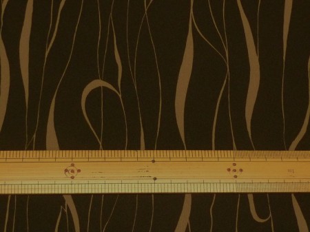 ブラウンxゴールド　強撚スム-ス　変形ストライプ風【1.5m/2m/3mカット 】