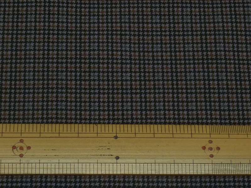 チェック　グレー系　ハイテンションニット　(1.5m・2mカット)