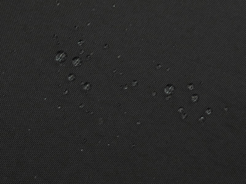 ブラック色　ナイロン　210デニールオックスワッシャー　撥水加工　【1.5m・2m・3mカット】