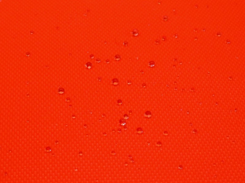 三層撥水防水　蛍光オレンジ　ナイロン　オックス