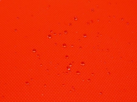 三層撥水防水　蛍光オレンジ　ナイロン　オックス
